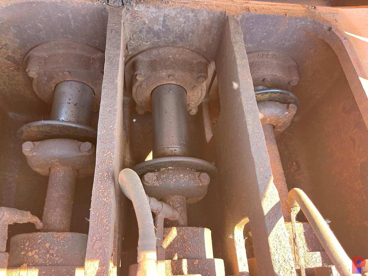 Used GARDNER DENVER PAH 5K TRIPLEX WELL SERVICE PUMP P/B DETROIT 8V92T ALLISON TRANS, SKIDDED