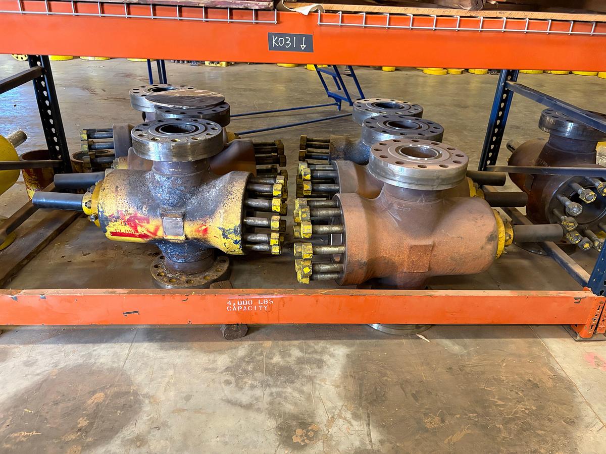 Used (6x$) 5-1/8” 10K gate valves, incomplete