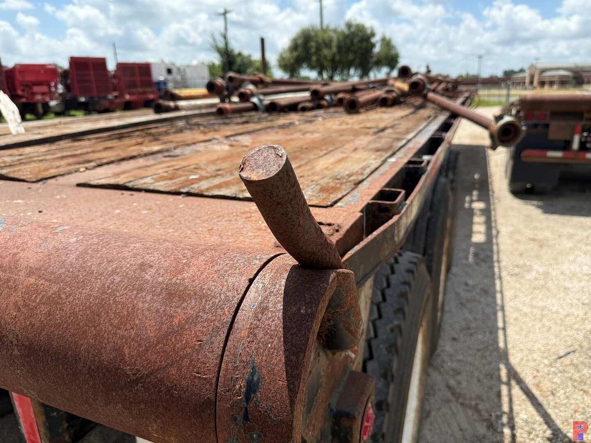 Used 2012 CLARK TRAILER SERVICE 45' X 102" TRI AXLE FLATBED OILFIELD FLOAT TRAILER