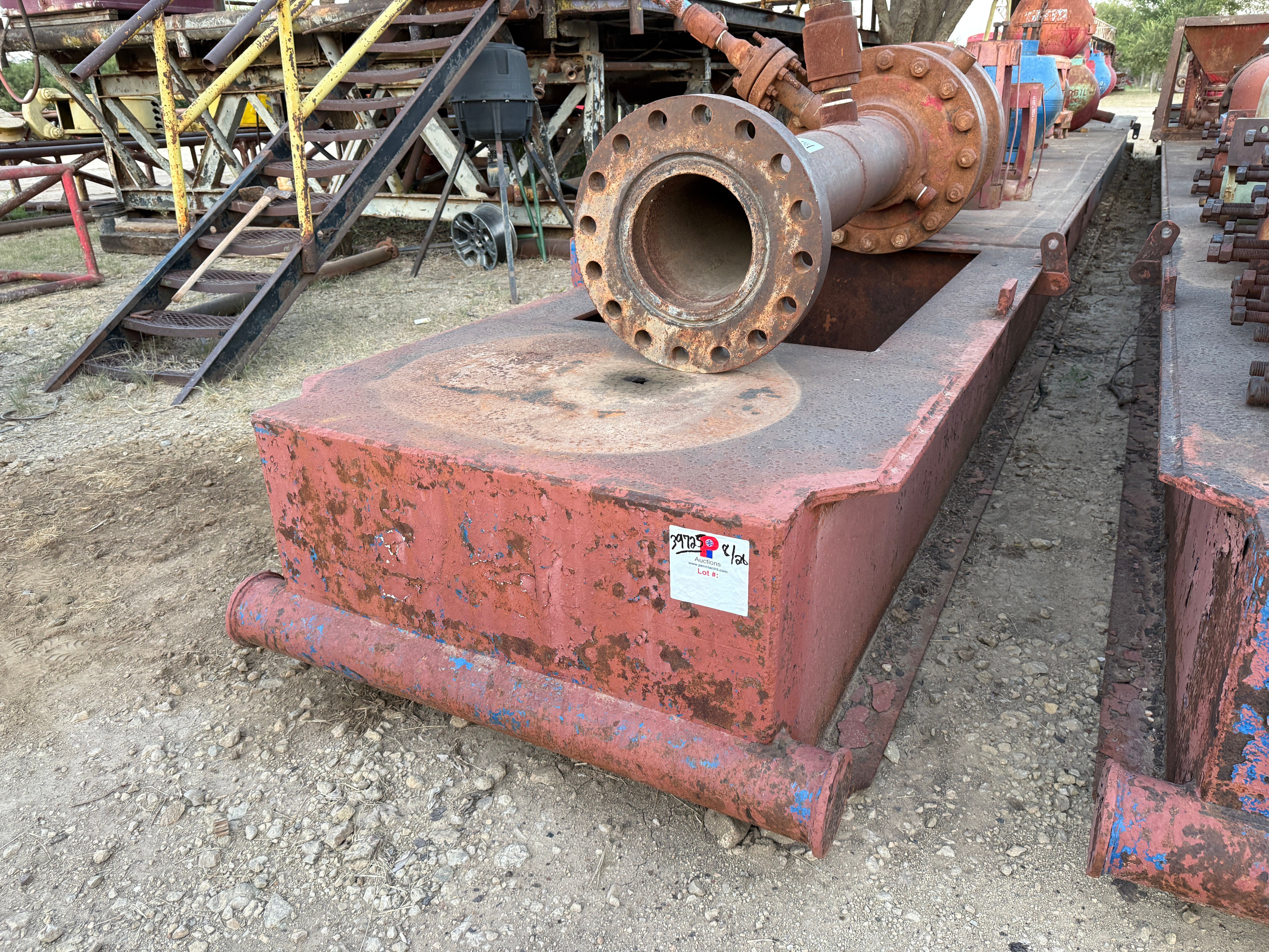 Used (2) 50’ x 4’ x 2’ PONY SUBSTRUCTURES W/ 19” UTILITY HOLE & FORK POCKETS, SKIDDED