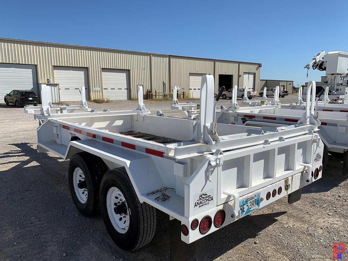 Used 2018 BROOKS BROTHERS TRAILERS 21’ T/A PINTLE HITCH POLE TRAILER