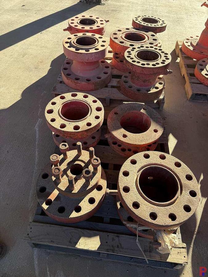 Used (4) PALLETS OF 2-1/2” - 8-1/8” ADAPTER SPOOLS