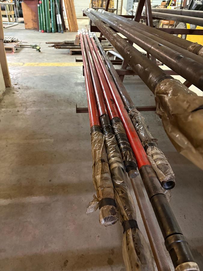 Used 2” x 1-1/2” x 10’ 25WD flexrite ring, CS parts rod