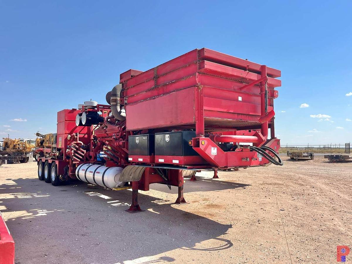 Used 2011 BLACKSTONE TRAILER MFG 3-AXLE FRAC PUMP TRAILER