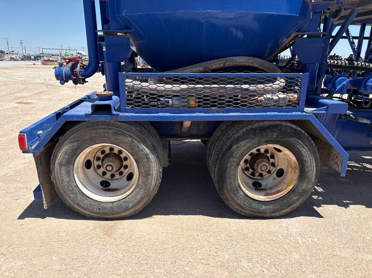 Used Serva t/a cement batch mixing trailer