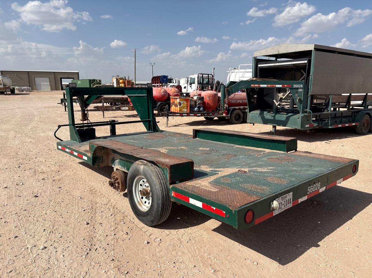 Used 2011 SHOPBUILT 16’ X 102” T/A GOOSENECK TRAILER