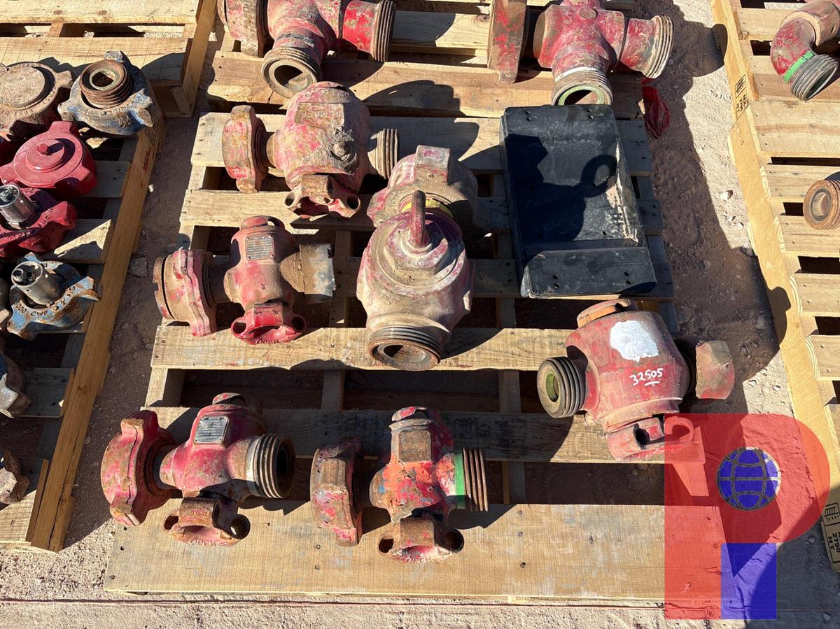 Used (5) 2” 1502 & (1) 3” 1502 PLUG VALVES