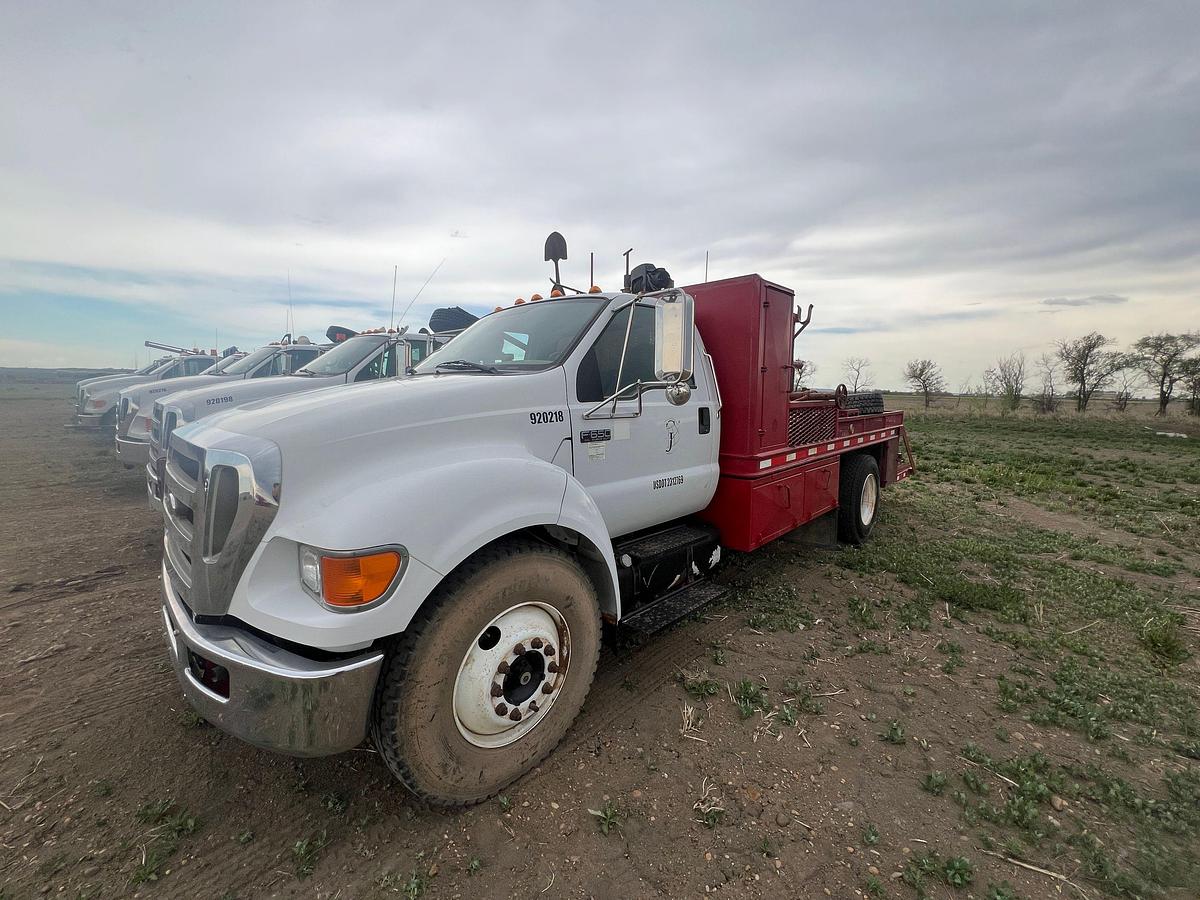 Used 2008 FORD F-650 SUPER DUTY TRUCK WITH TOOL BED, 7,754 Miles!