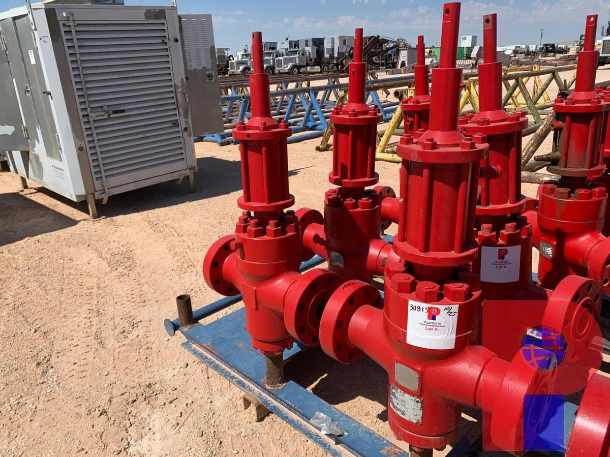 Used (2)  3” HYDRAULIC GATE VALVES