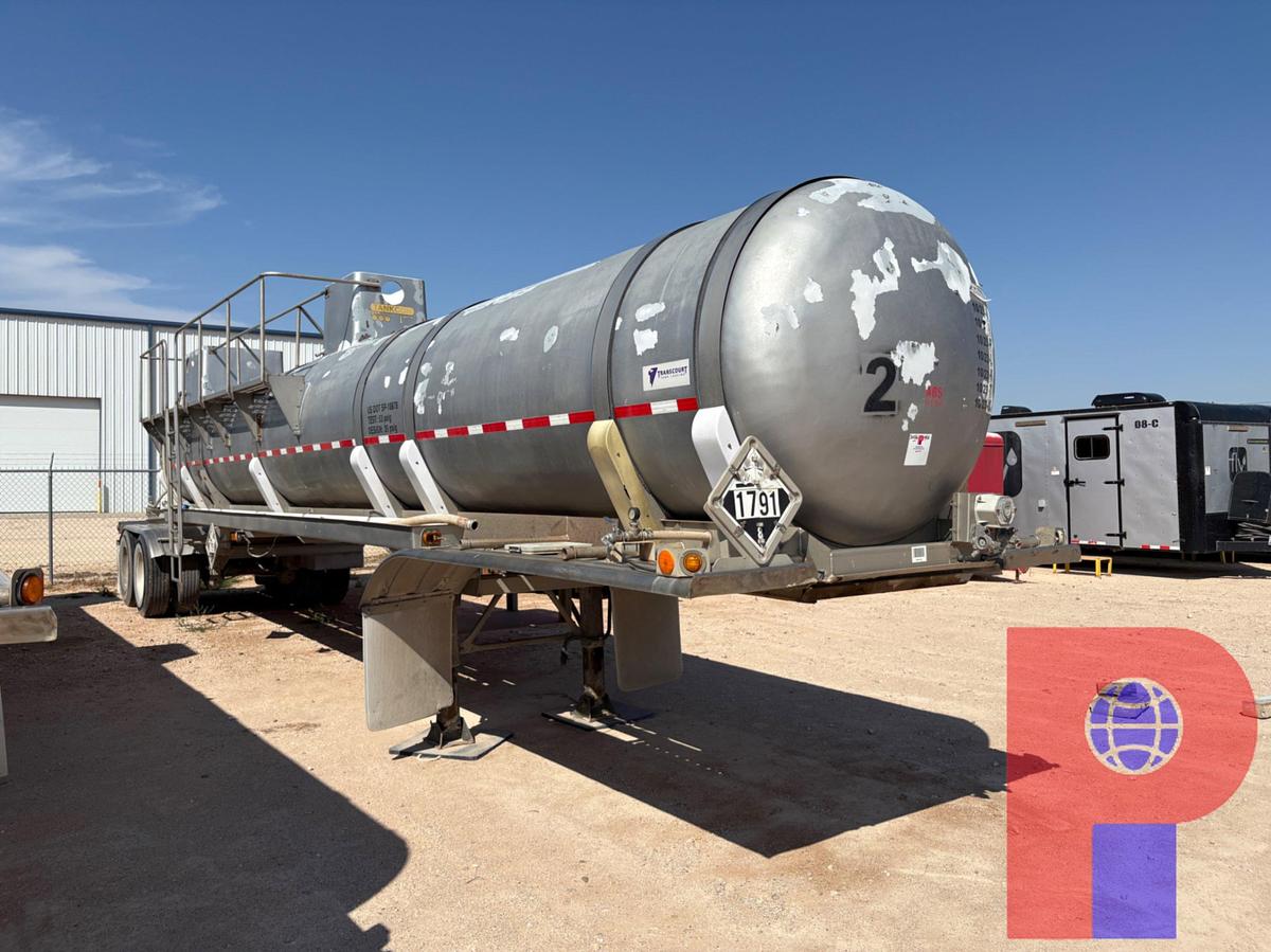 Used 2012 TANKCON  5,400 GALLON T/A CHEMICAL TRANSPORT TRAILER