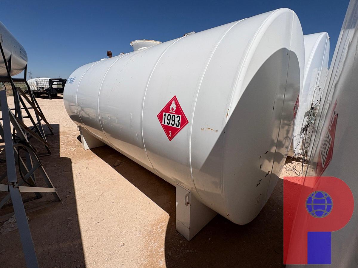 Used 15’ X 7’ 4,000 GALLON FUEL TANK W/ TRANSFER PUMP & HOSE