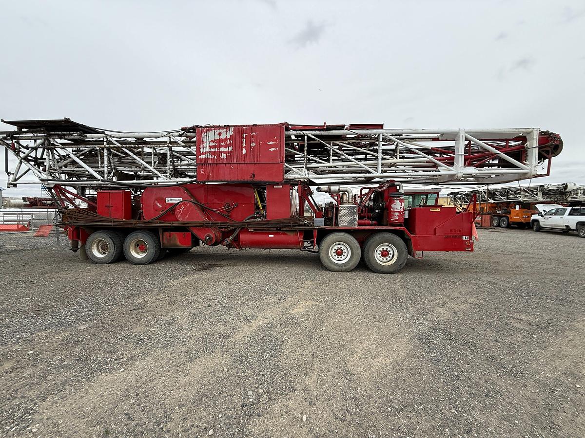 Used 1979 FRANKS EXPLORER III 1287/160 DTD-HT 96’-215K 4-AXLE WELL SERVICE WORKOVER RIG