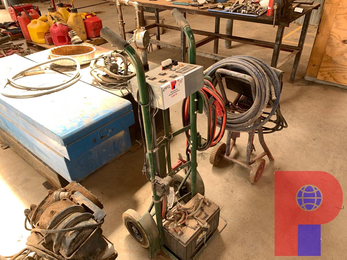 Used ACHILLES SERVICE TRAILER LIGHT TESTER W/PORTABLE JUMP STARTER