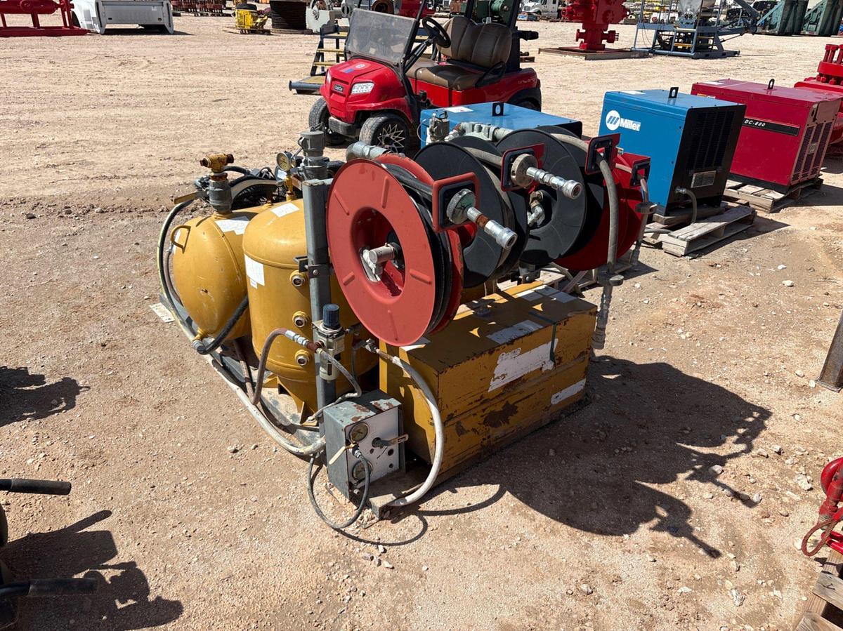 Used Sage oil vac model: 2M063 lube skid