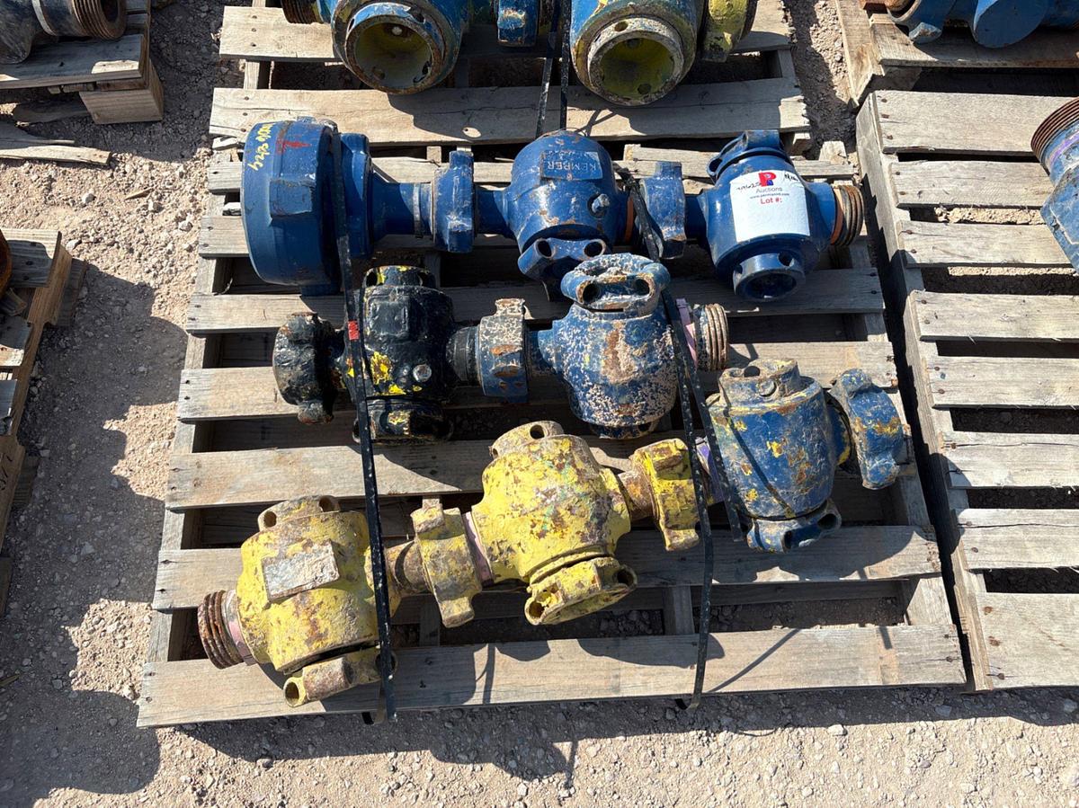 Used (7x$) 2” 1502 plug valves