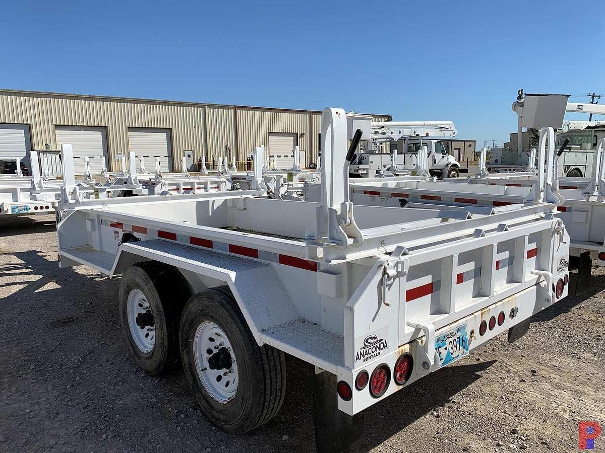 Used 2017 BROOKS BROTHERS TRAILERS  21’ T/A PINTLE HITCH POLE TRAILER