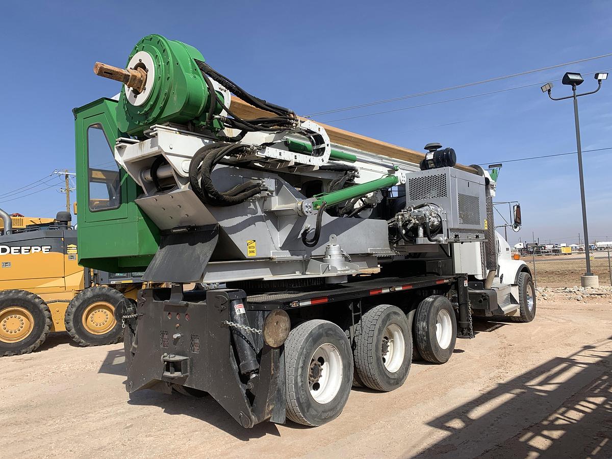 Used SPIRADRILL MHD 80 (REFURBISHED IN 2024) VERTICAL DRILL MTD. ON 2012 KENWORTH T800 TRI AXLE TRUCK