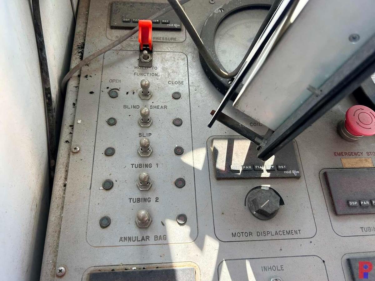 Used LEADER ENERGY COILED TUBING UNIT ON TRI AXLE TRAILER