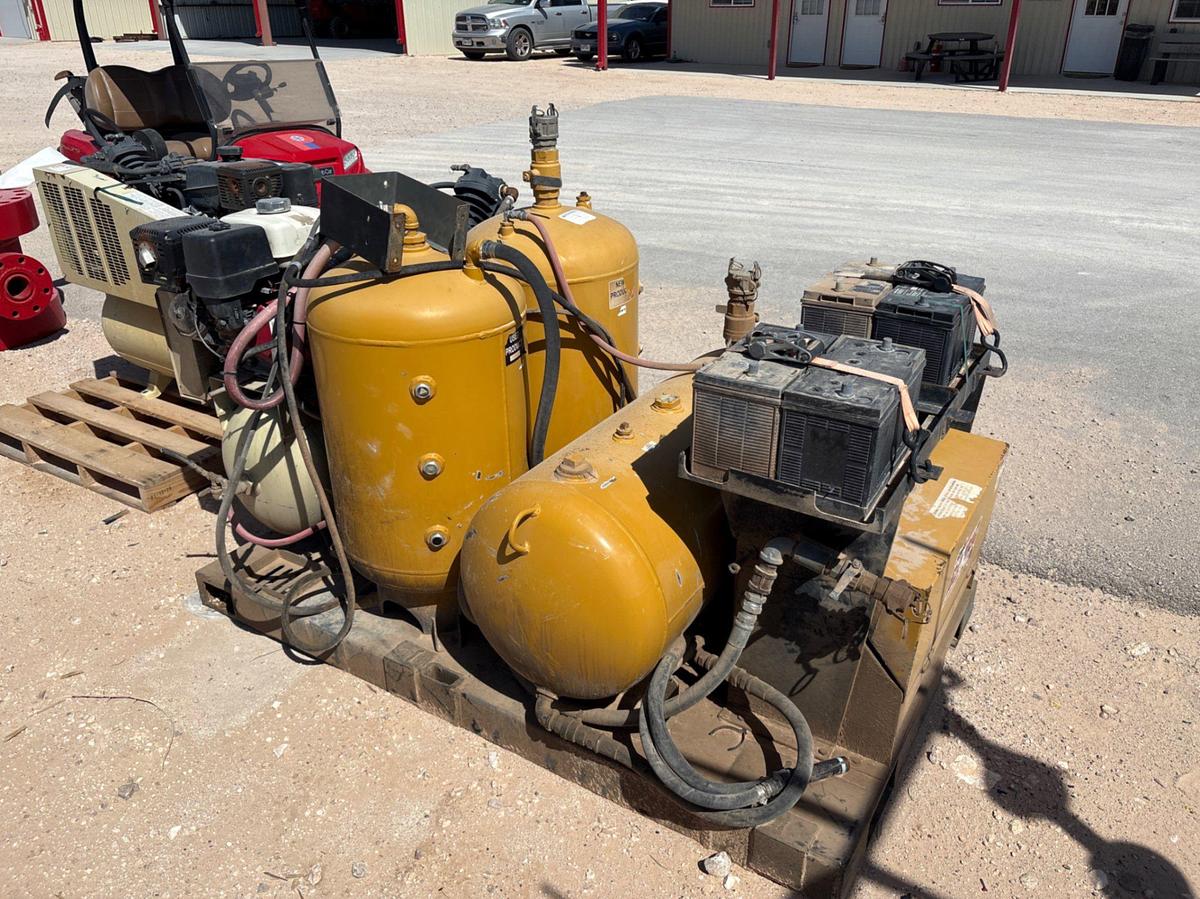 Used Sage oil vac pneumatic lube skid