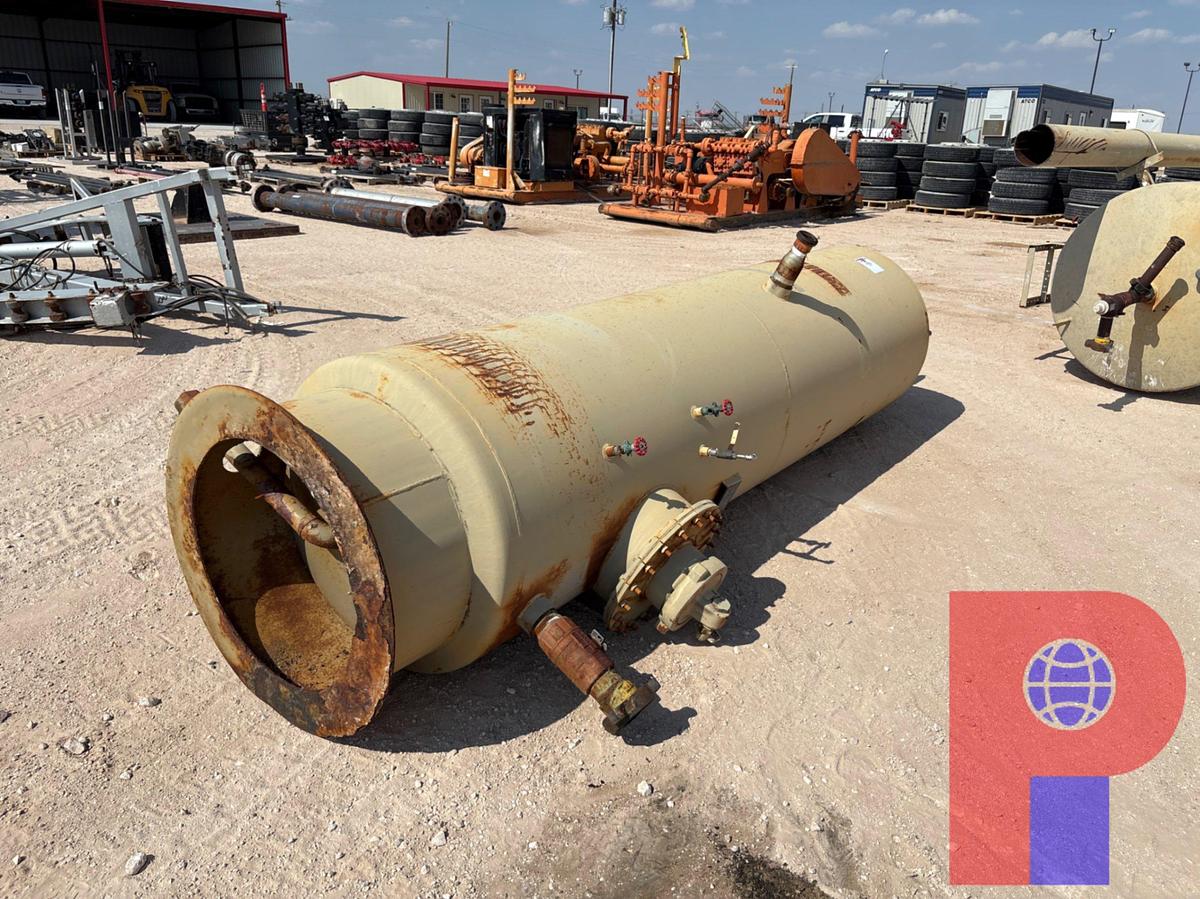 Used ENERTECH 10’ X 36” 125PSI VERTICAL SEPARATOR