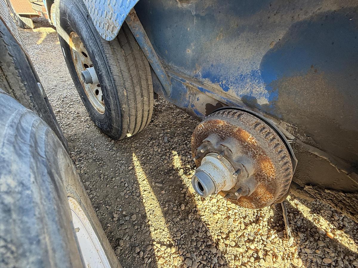 Used 2002 SHOP MADE 12’ T/A 4-STATION BUMPER PULL ACCUMULATOR TRAILER