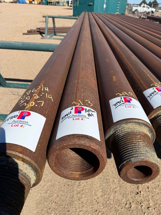 Used 6-1/4" OD X 2-1/4" ID X 31.3' L BOTTOM HOLE SGL. RECESS SLICK DRILL COLLAR W/ 4-1/2" XH CONN.