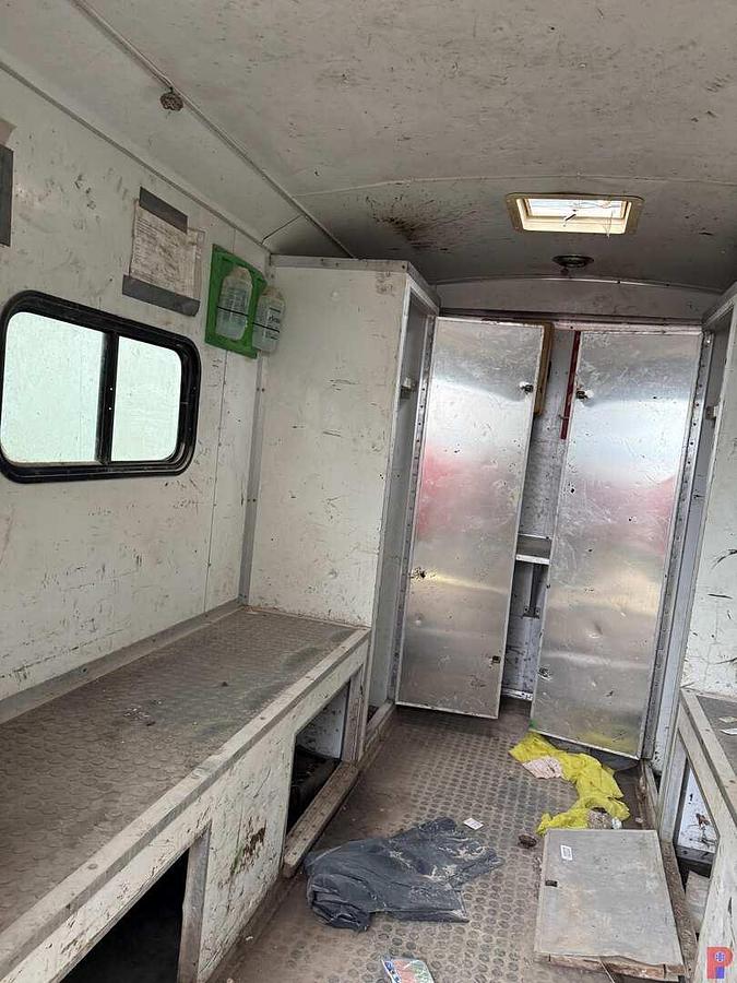 Used 2015 FOREST RIVER 12’ T/A BUMPER PULL CREW / DOGHOUSE TRAILER