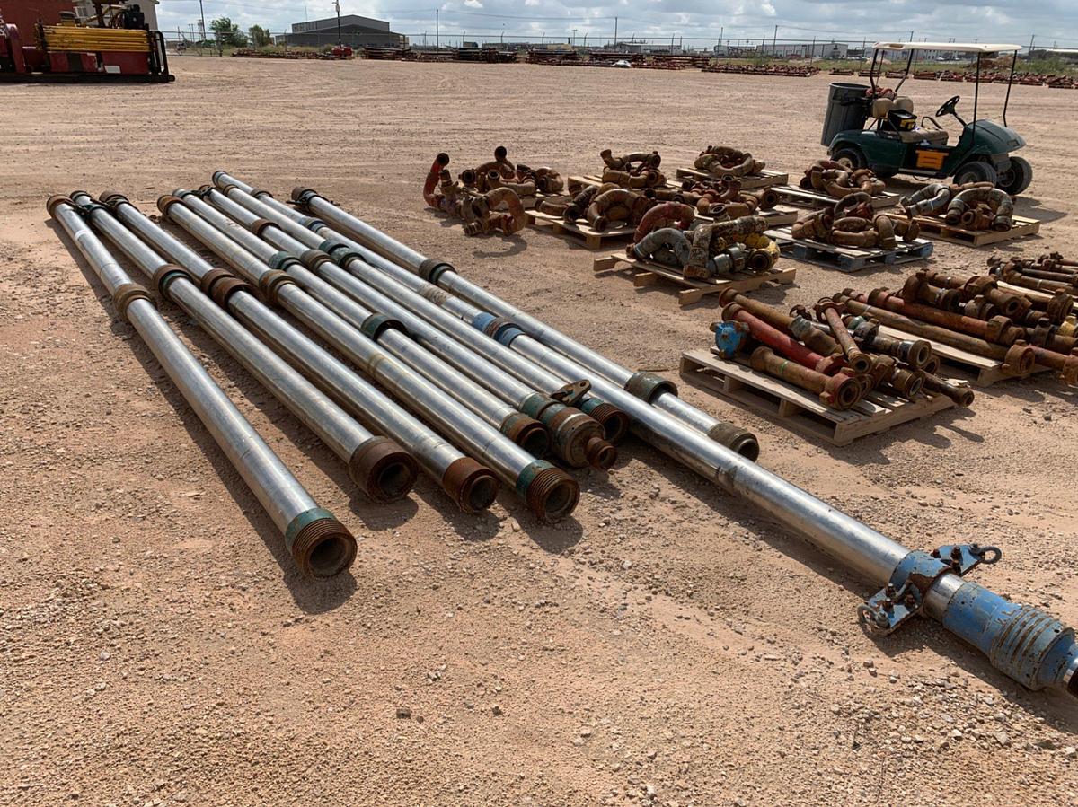 Used (18) 6” x 10' Stainless Wireline Lubricators