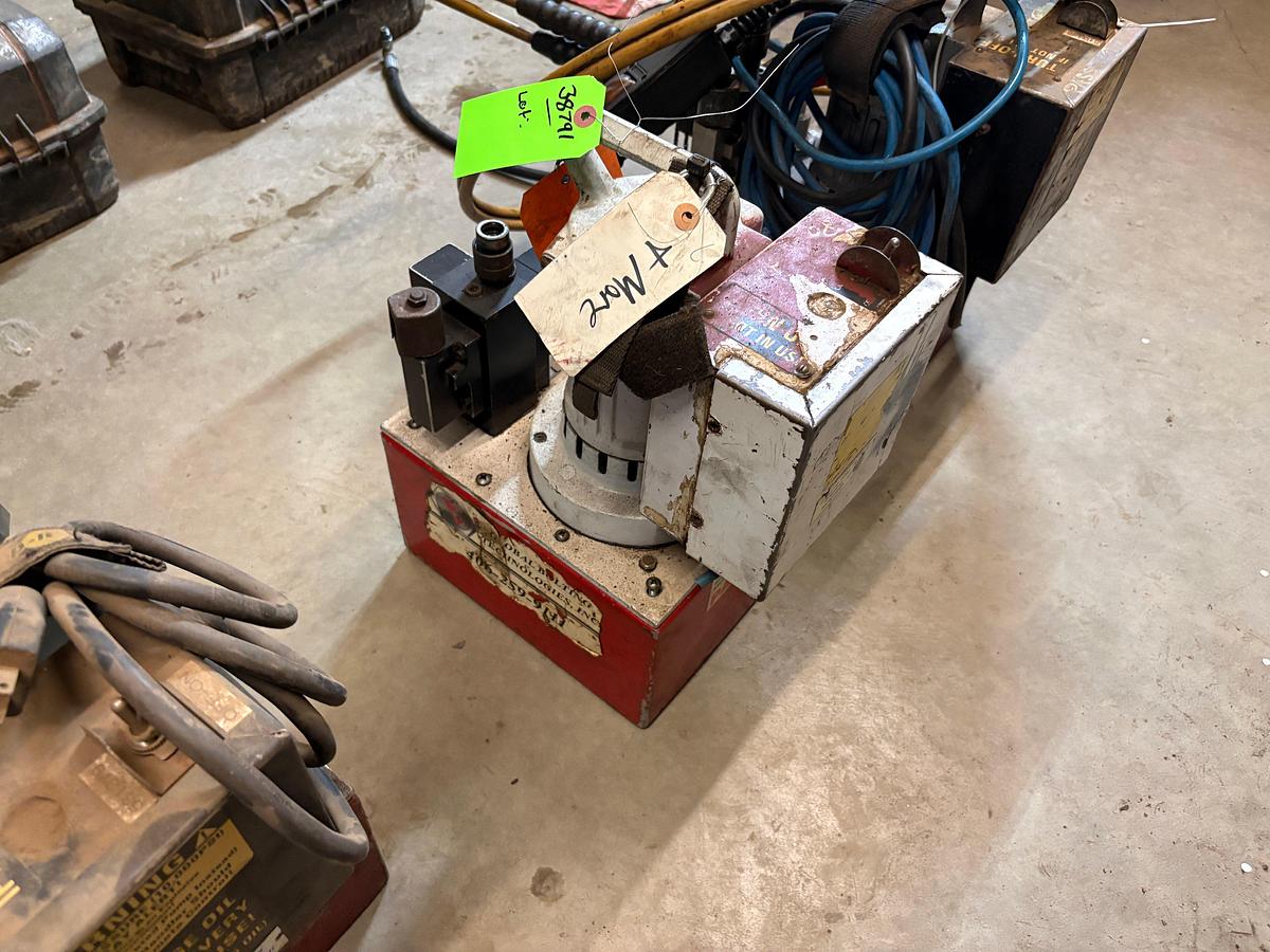 Used (2) Global bolting technologies 10k psi hydraulic power packs