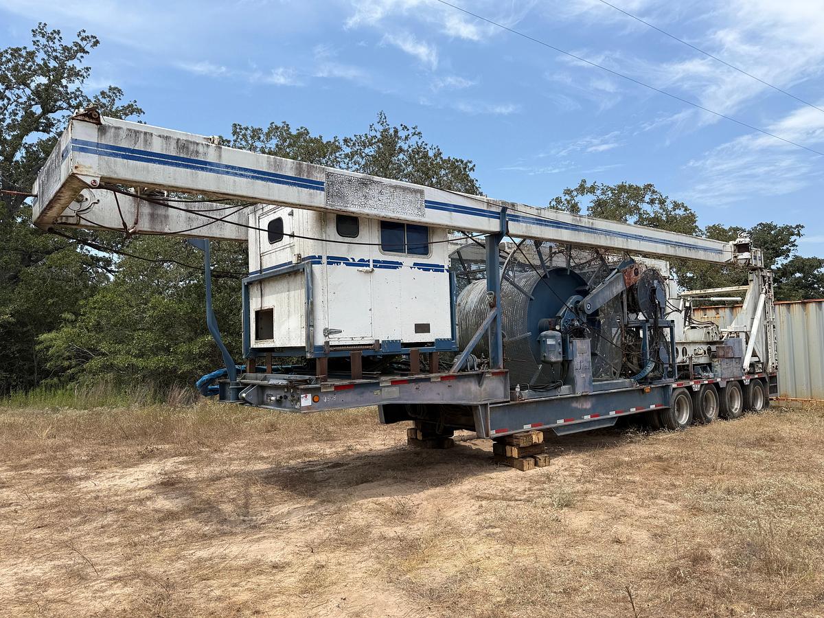 Used 2003 HYDRA RIG MOD:CE027556 4-AXLE  COILED TUBING TRAILER