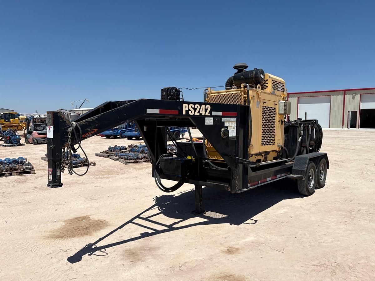 Used Bowen 2.5 power swivel unit mtd on 2018 AMERITRAIL t/a gooseneck trailer