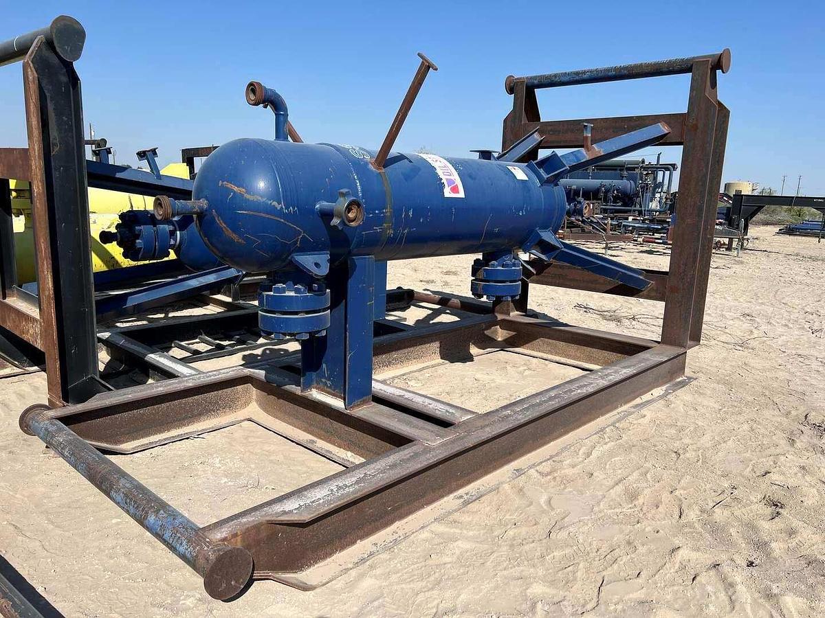 Used SKID MTD 24” X 7’6” 5500PSI VERTICAL SAND SEPARATOR