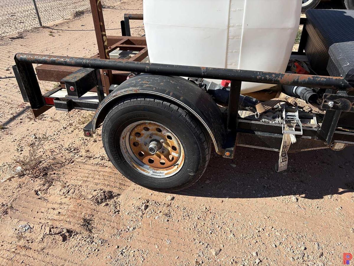 Used 2019 STAGECOACH TRAILERS 10’ X 5’ S/A BUMPER PULL PRESSURE WASH TRAILER