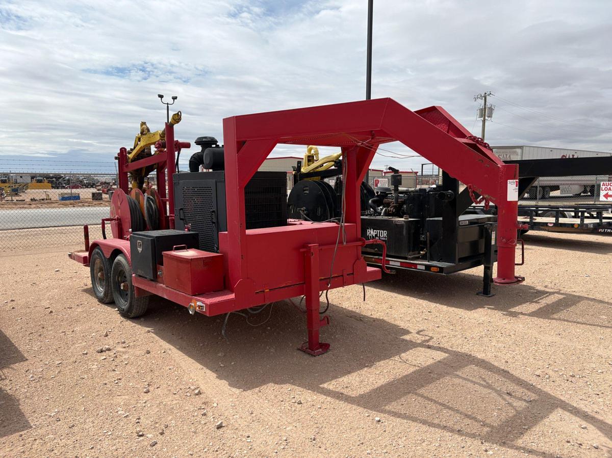 Used BOWEN 2.5 85-TON POWER SWIVEL UNIT MTD ON T/A GOOSENCK TRAILER