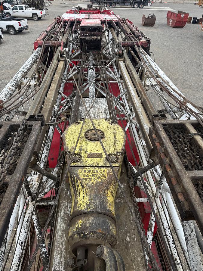 Used 1979 FRANKS EXPLORER III 1287/160 DTD-HT 96’-215K 4-AXLE WELL SERVICE WORKOVER RIG