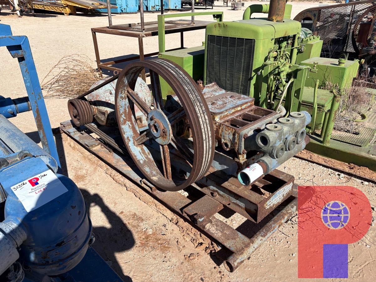 Used BETHLEHEM TO-3 TRIPLEX PUMP