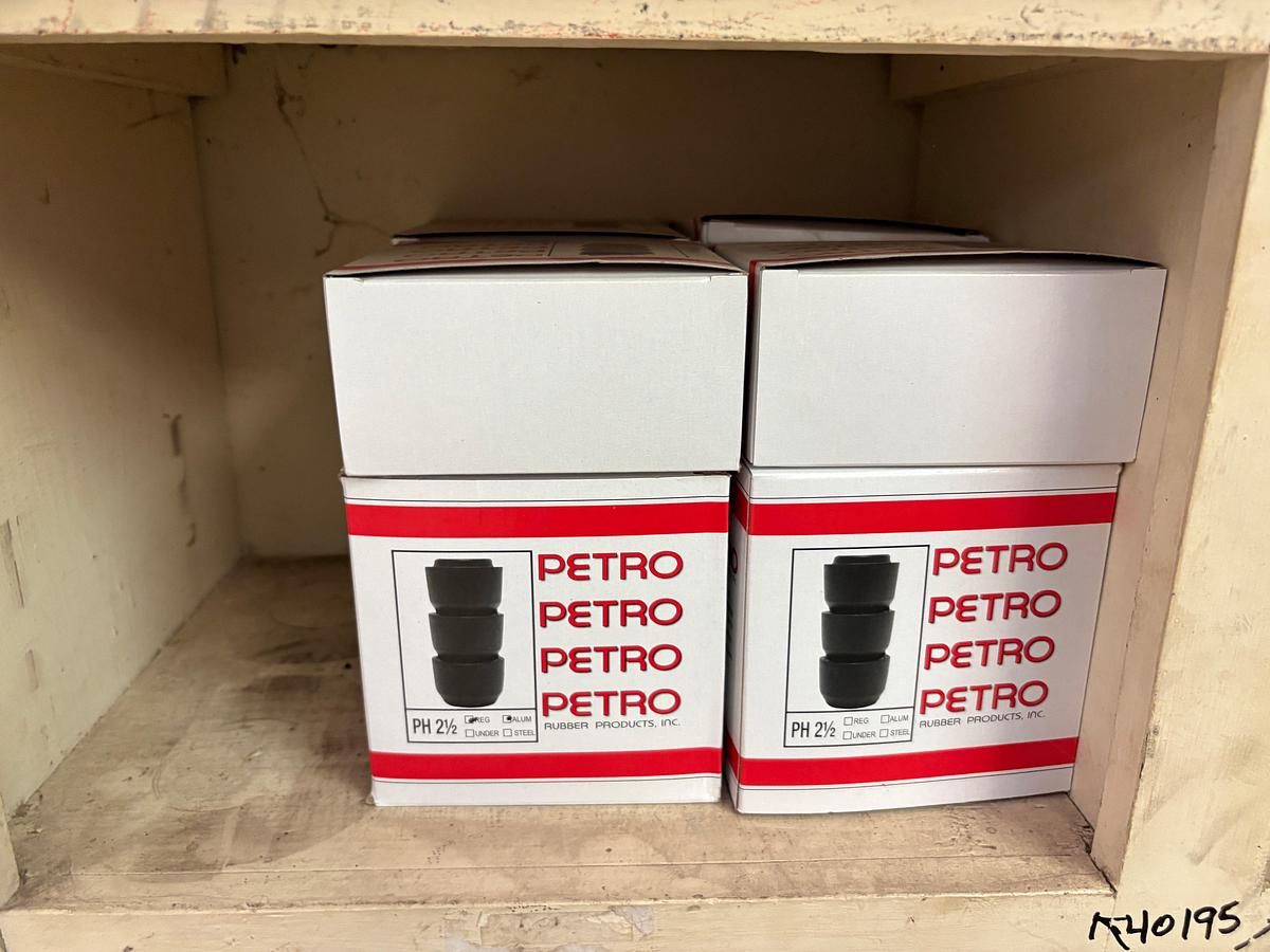 Used (4 bins) w/ sucker rod fishing tools; Overshots, swab mandrels, swab cups, etc.