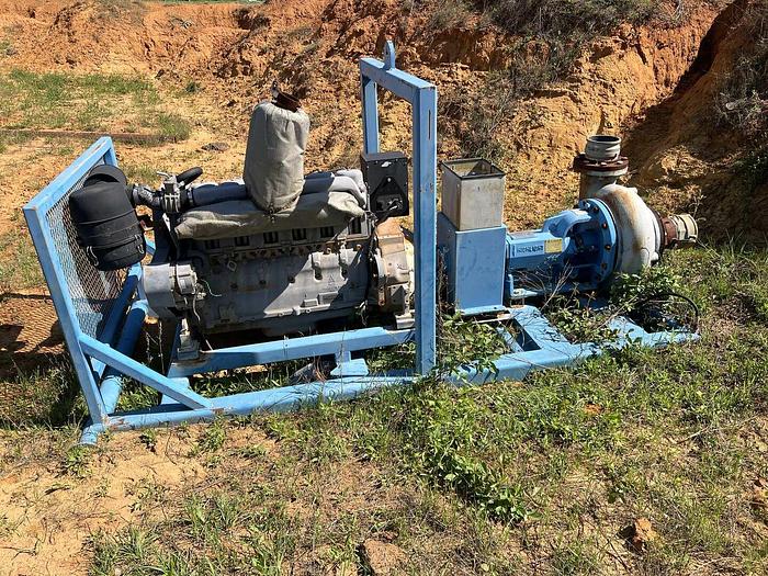 Used TSC 6X5X11" SKIDDED CENTRIFUGAL PUMP P/B DEUTZ 116HP 6.472L ENGINE