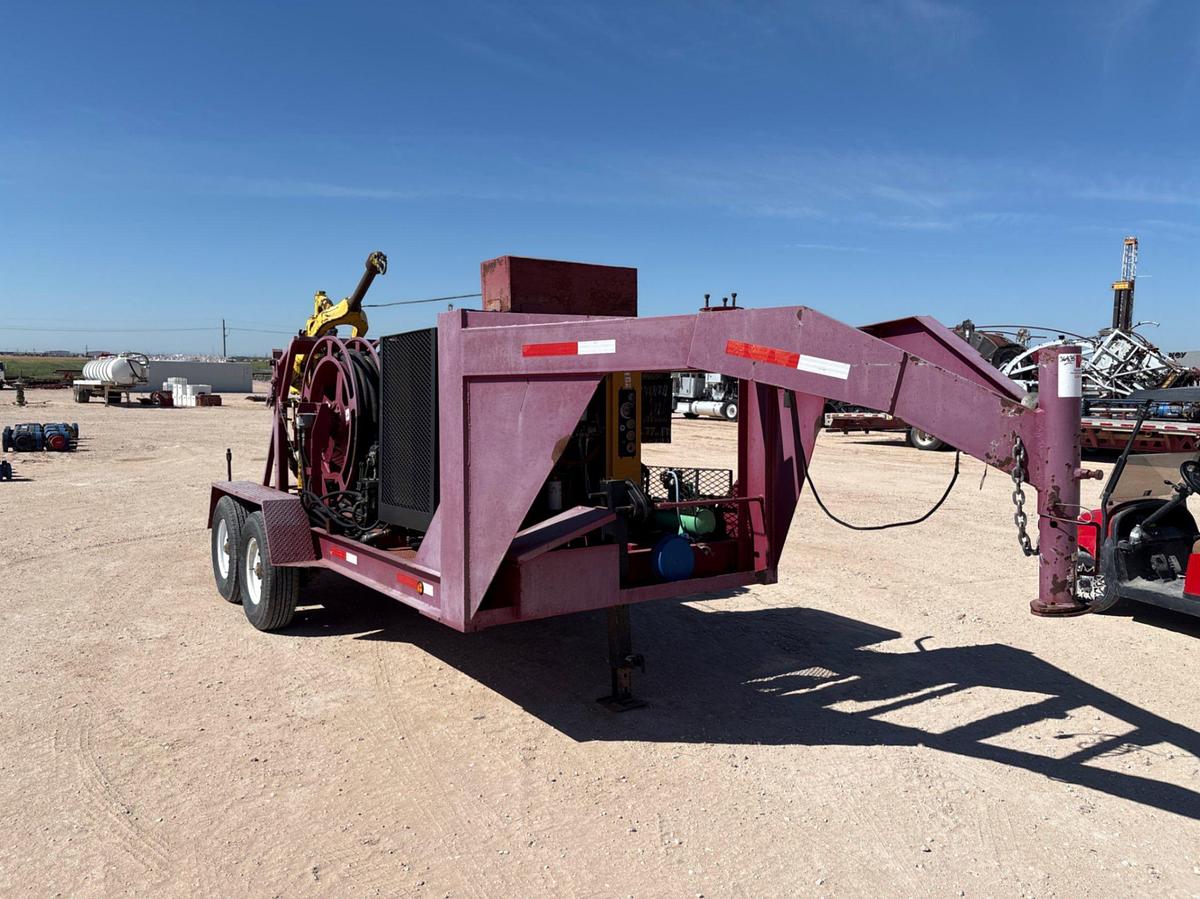 Used 2008 LOGAN PS-85 POWER SWIVEL MTD ON T/A GOOSENECK TRAILER