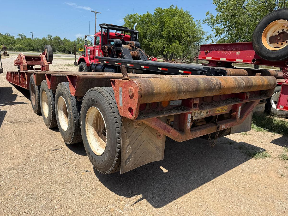 Used 1982 AZTEC 50’ X 108” 4-AXLE MECH RGN LOWBOY TRAILER