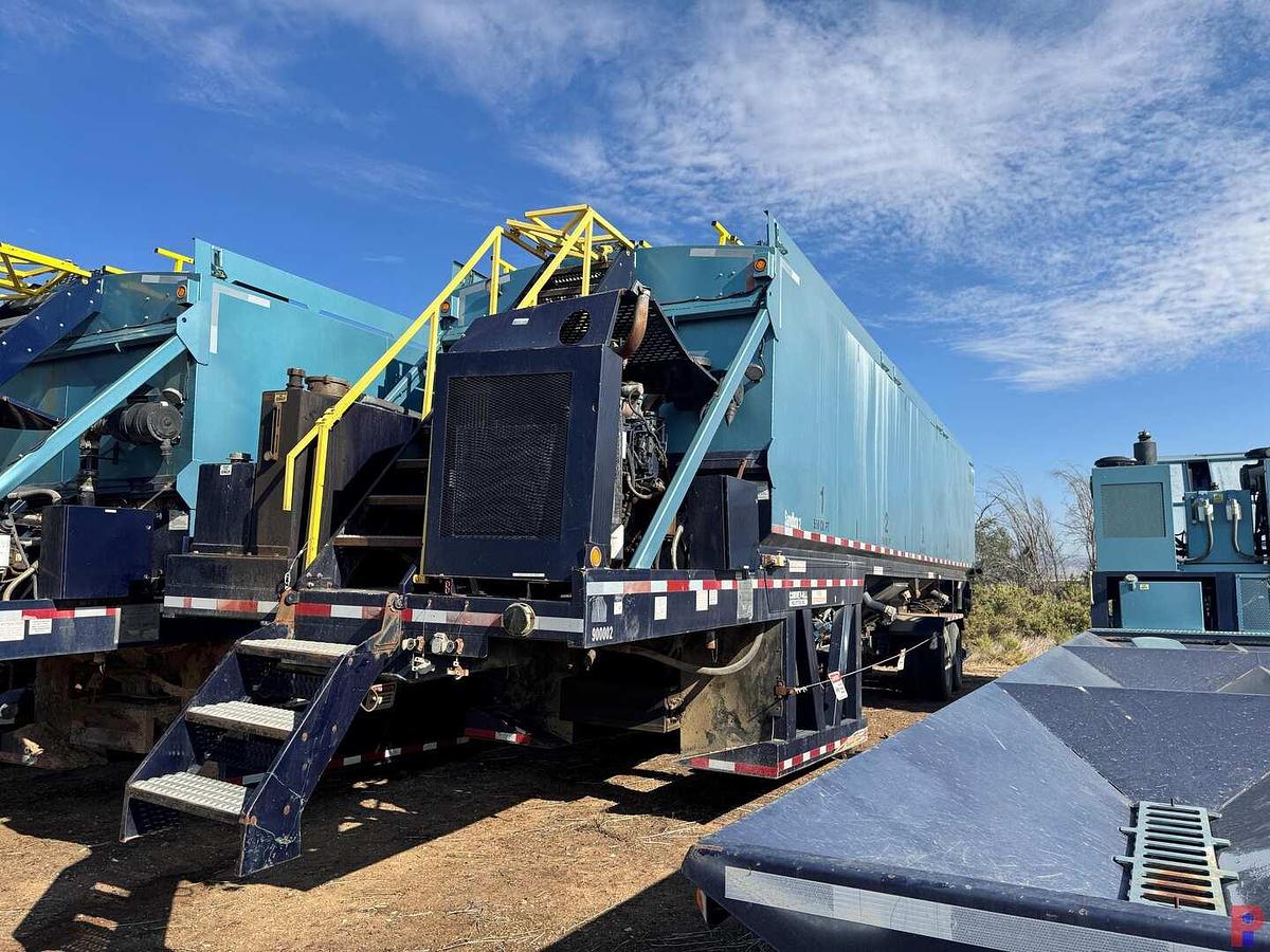 Used 2012 CONVEY ALL SK-3000-AC SAND KING BULK STORAGE TRAILER