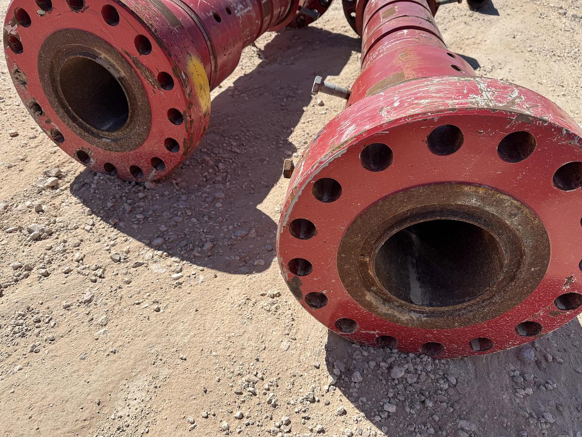 Used (2) 7-1/4” X 5.9’L 15K WP FLANGED SWIVEL SPOOL RISERS