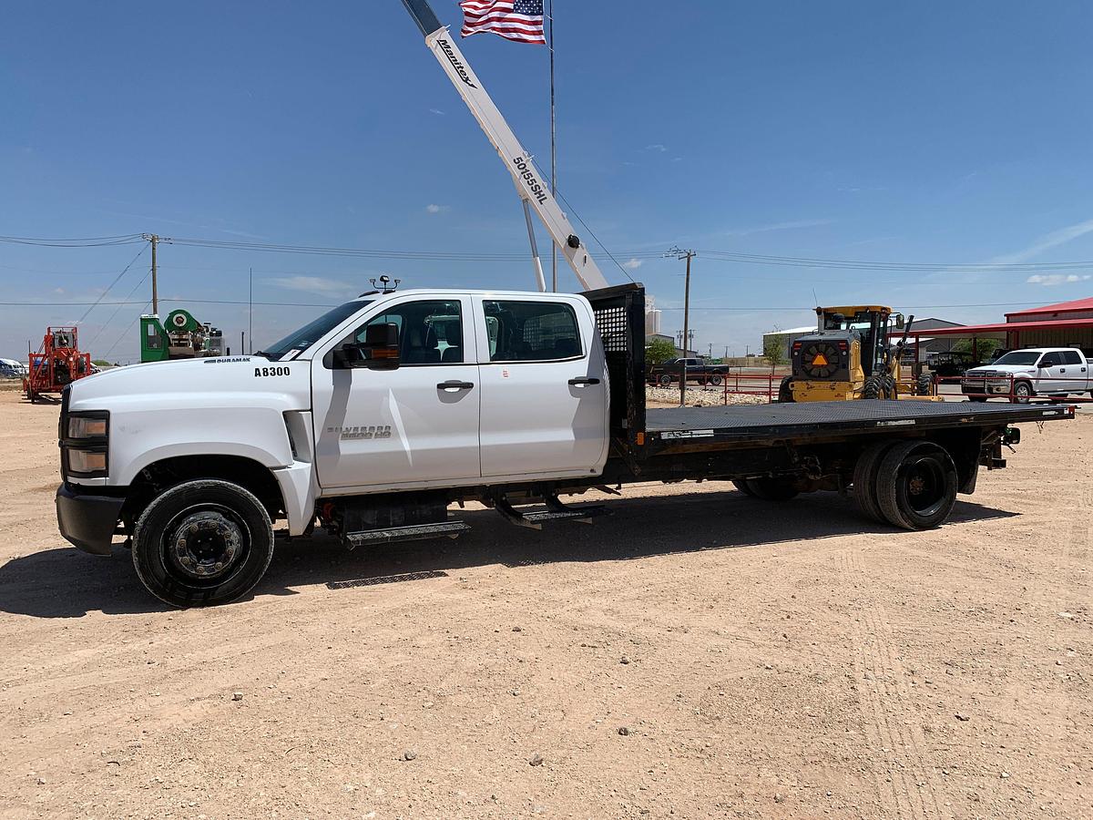 Used 2022 CHEVROLET SILVERADO 6500HD FLATBED TRUCK