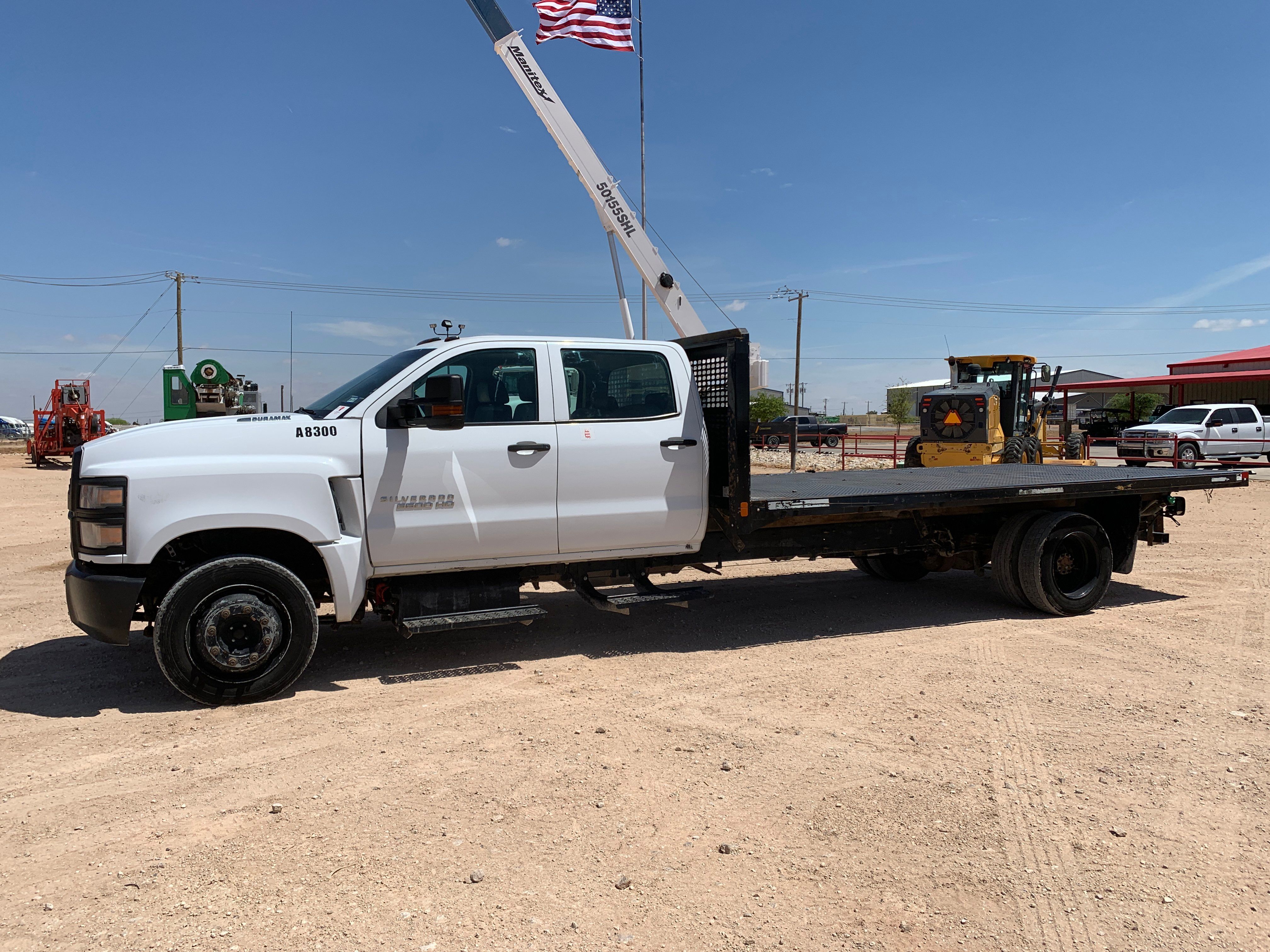 Used 2022 CHEVROLET SILVERADO 6500HD FLATBED TRUCK
