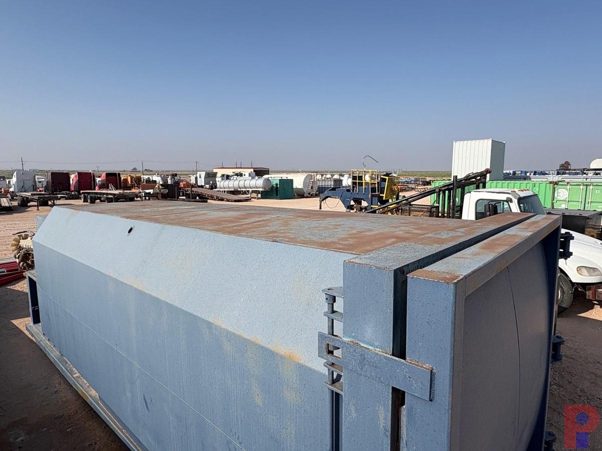 Used 25’ X 8’ X 9’ COVERED ROLL-OFF DUMPSTER