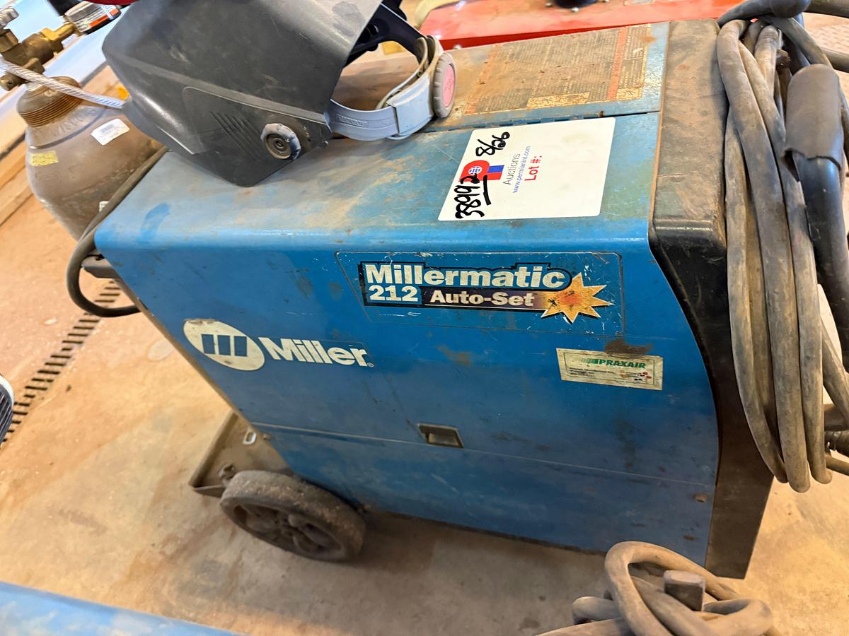 Used MILLERMATIC 212 AUTO-SET WIRE WELDER