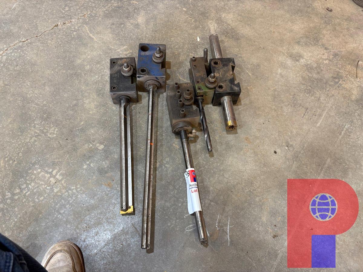 Used (5) ASSORTED BORING BAR TOOL HOLDERS