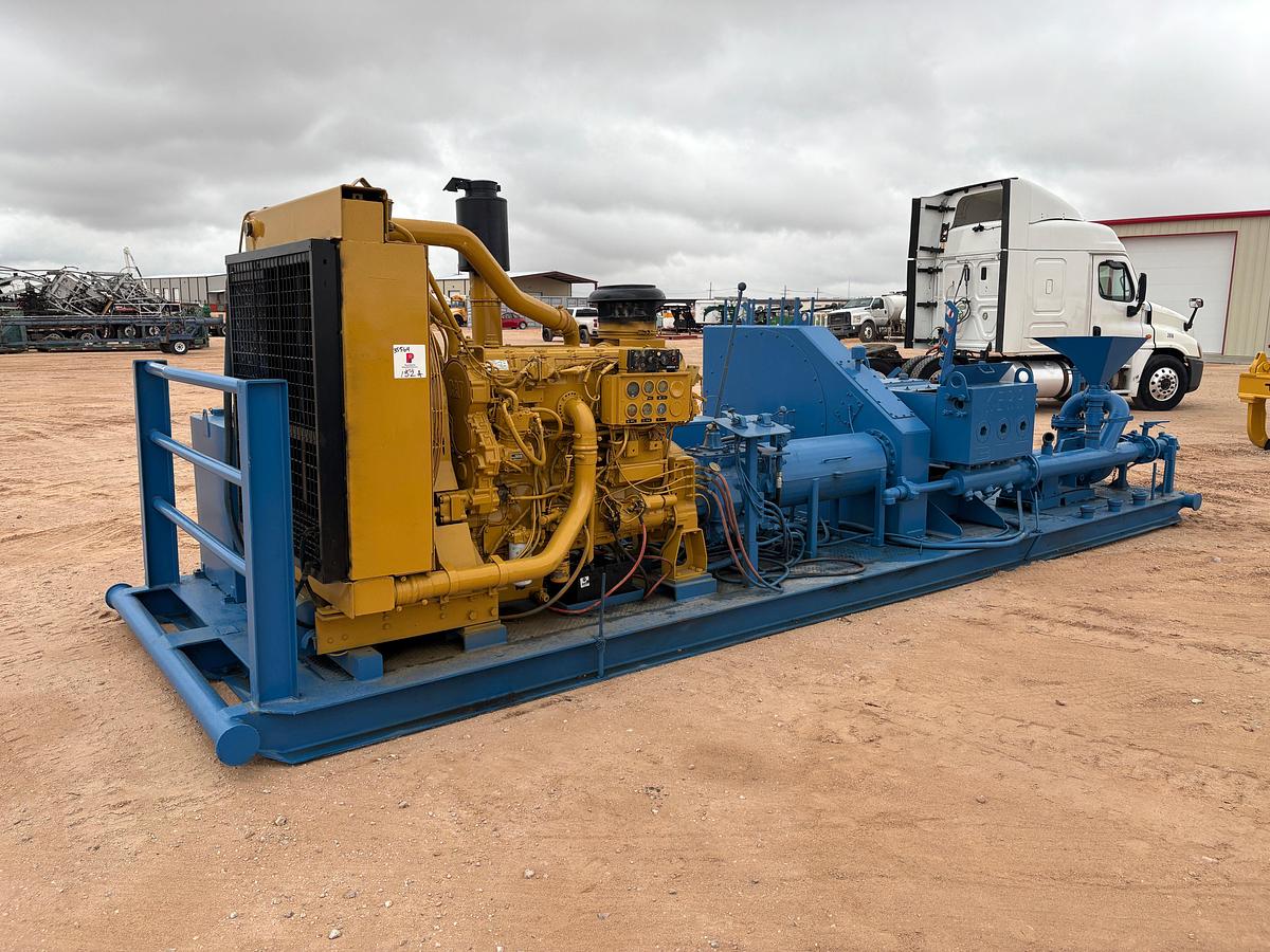 Used KERR T-60 600HP 10K TRIPLEX WELL SERVICE PUMP