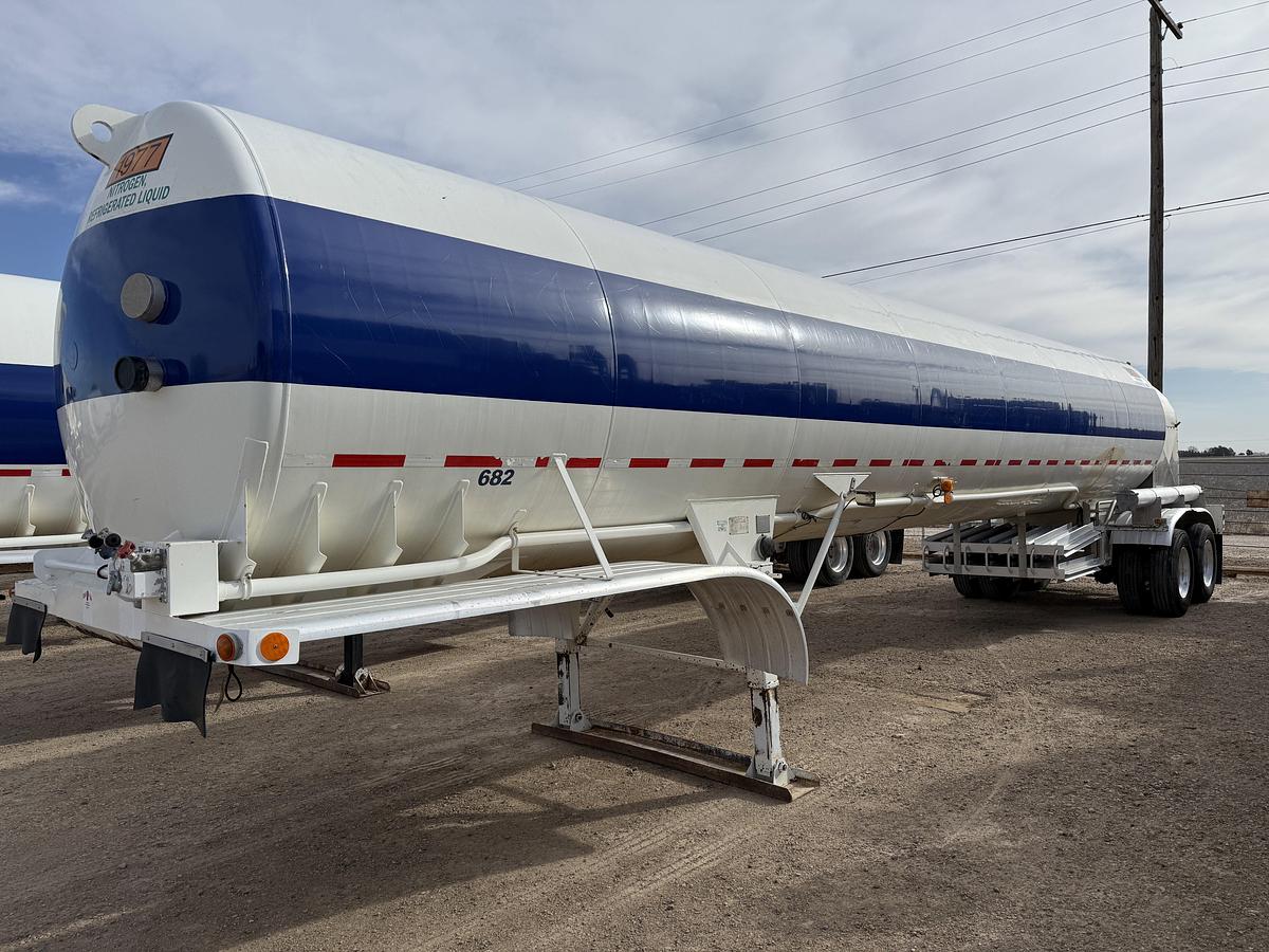 Used 2009 CS&P 7,600 GAL. LN2 NITROGEN T/A TRANSPORT TRAILER