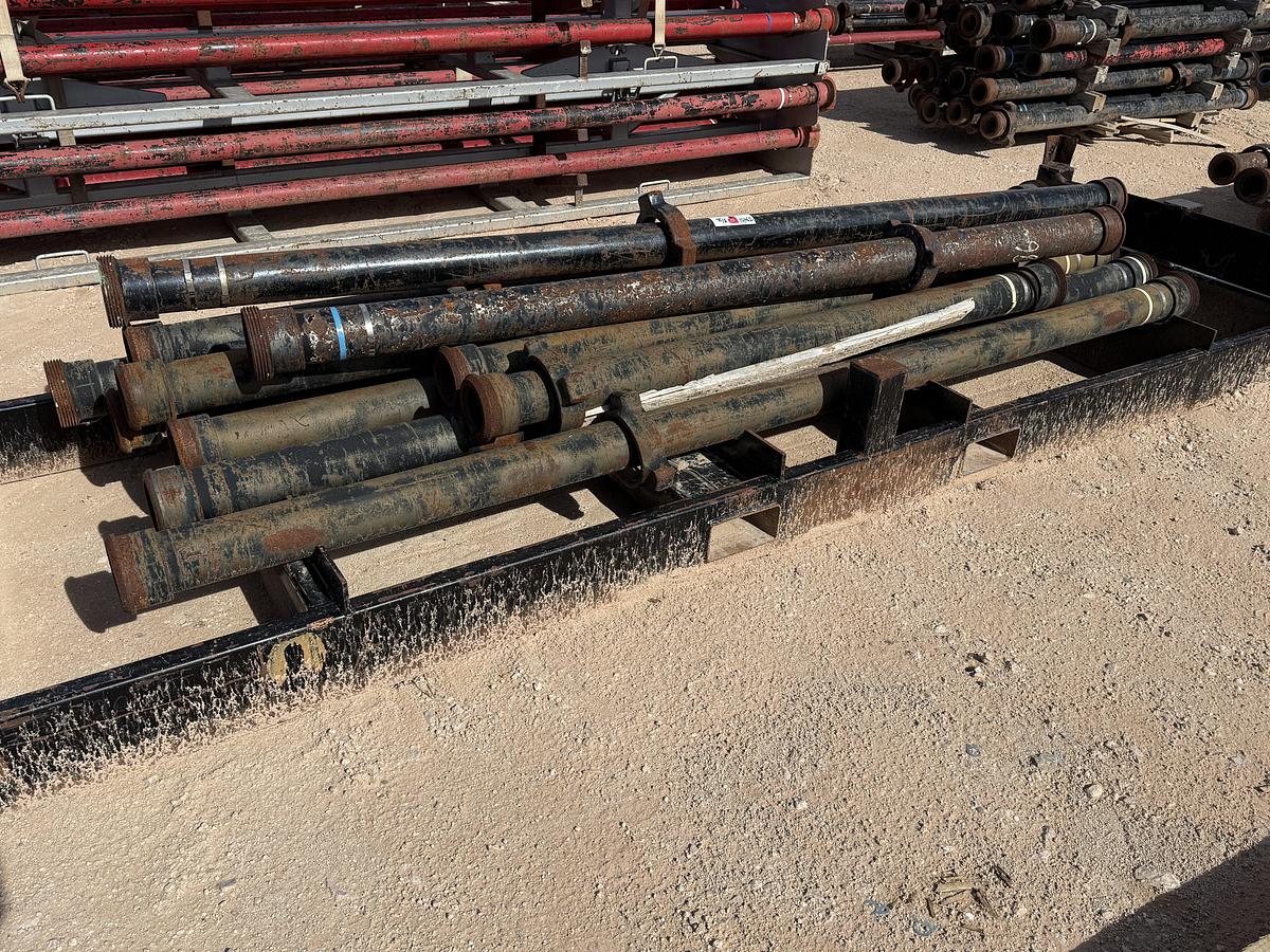 Used (11 X $) 4” X 6’L-10’L FIG 1002 10K WP FLOW IRON W/ (1) STACKABLE PIPE RACKS